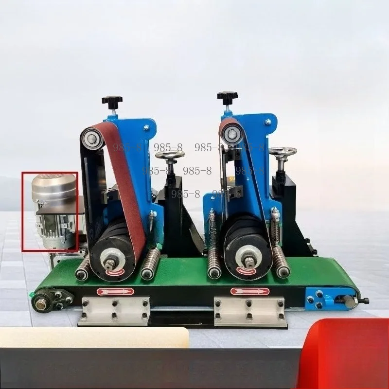 Desktop Abrasive Belt Grinding Machine, Automatic Surface Rust Removal & Polishing, Metal Processing, Wood Sanding and Deburring
