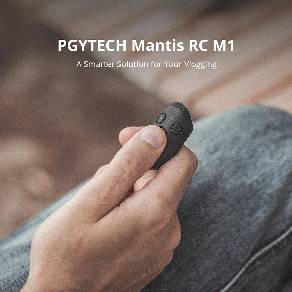 PGYTECH MANTISPOD 2.0 Bluetooth Magnetic Remote Control; Bluetooth 5.0 Enables Quick Compatible with GoPro, Camera