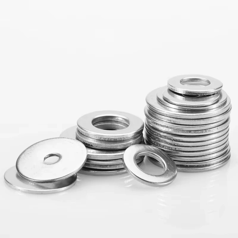 316 Stainless Steel Flat Washer Plain Gasket Flat Gasket Rings Thickness 0.3mm-4mm M1.6 M2 M2.5 M3 M4 M5 M6 M8 M10 M12 M14~M24