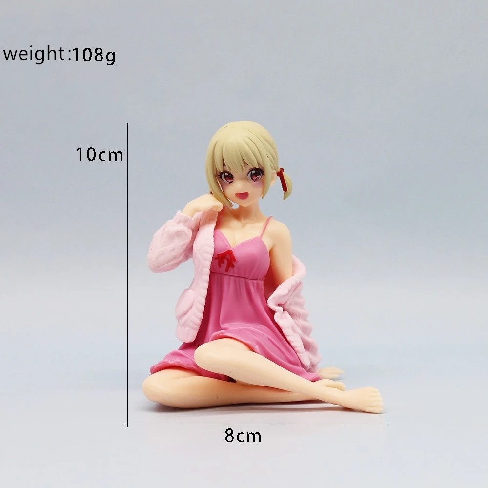 Anime Dress-Up Kawaii Darling Nishikigi Chisato Figure Hentai Anime Figures Sexy Figurine Doll PVC Collection Model Toys Gifts