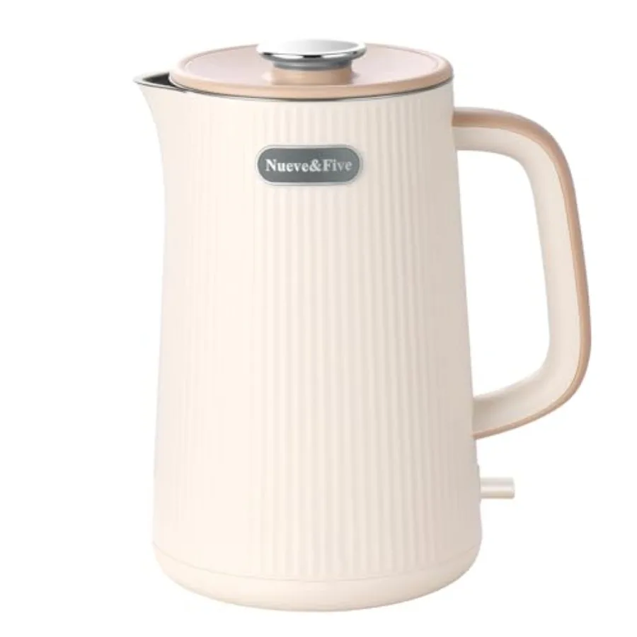 

1.7L 57oz Large Electric Kettle Perfect for 7+Cups of Tea and Coffee, 2 quarts Double Wall Big Electric Tea Kettle, Auto Shut O