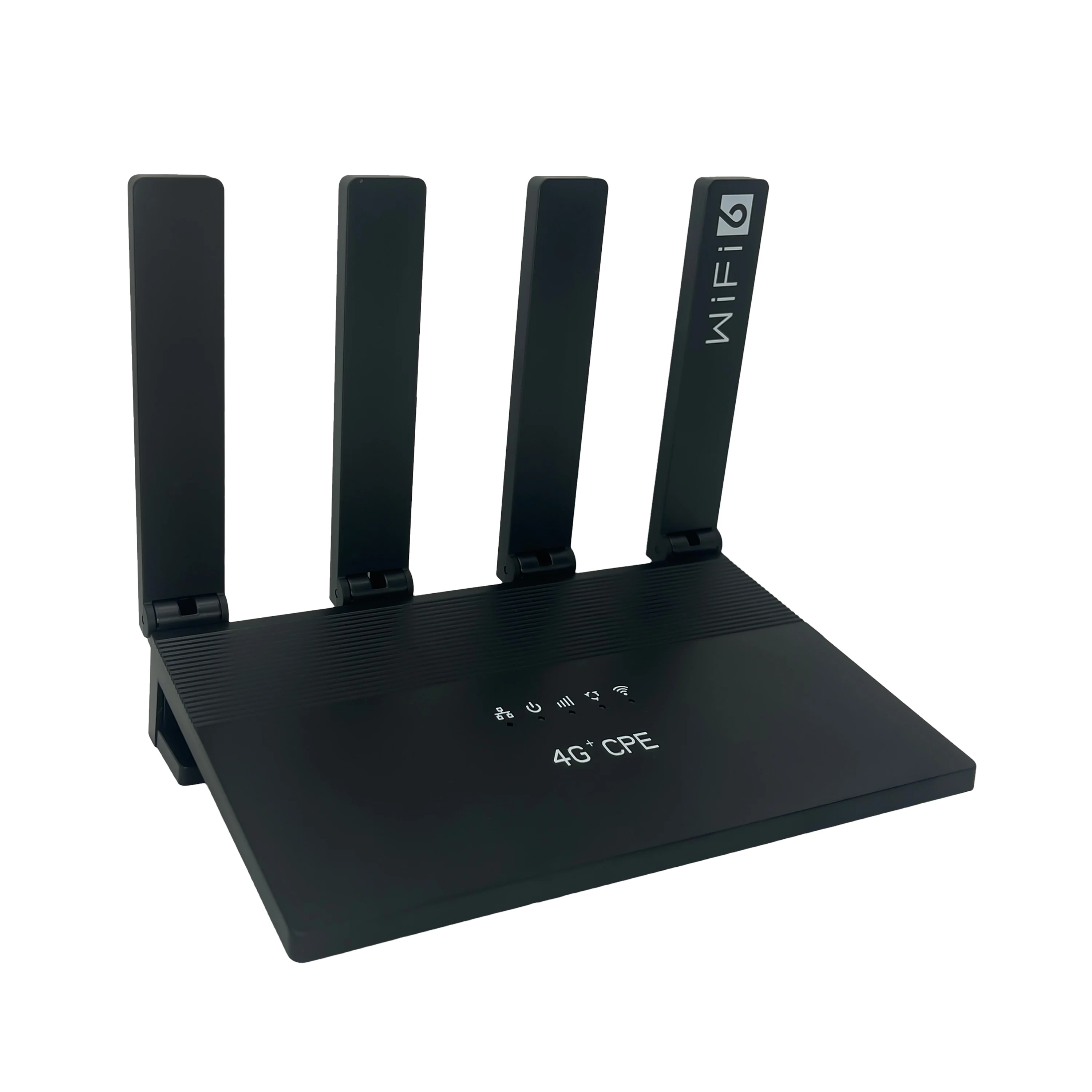 DNXT WR800 High Range 4G/5G Outdoor Home Router with 4 Antennas, LED Display, 4 LAN Ports, and 5000mAh Battery - 300Mbps
