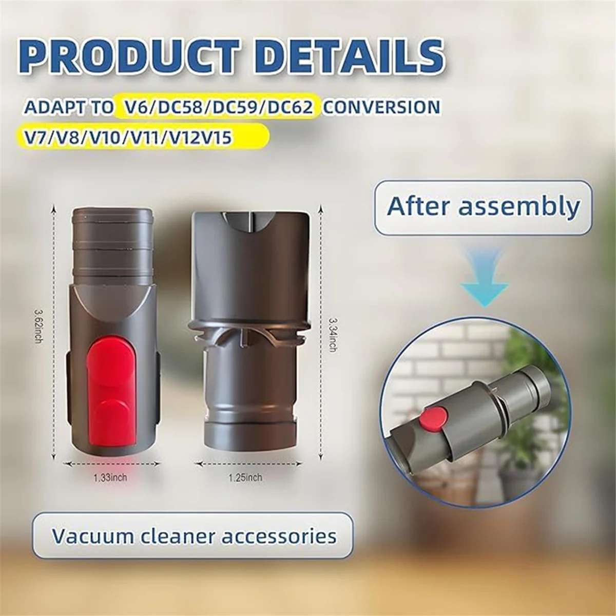 For Dyson Vacuum Cleaner Attachments Gen5 V15 V12 V8 V11 V10 V7 Vacuum Hose Can Be Used Vacuum Cleaner Accessories