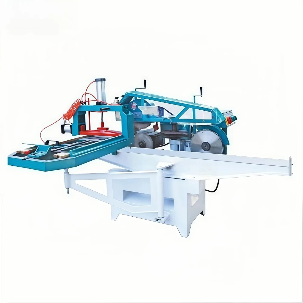 Double-track  Five Saw Blade Tenoning Single End Tenoner Wood Tenon Machine  Milling Machine
