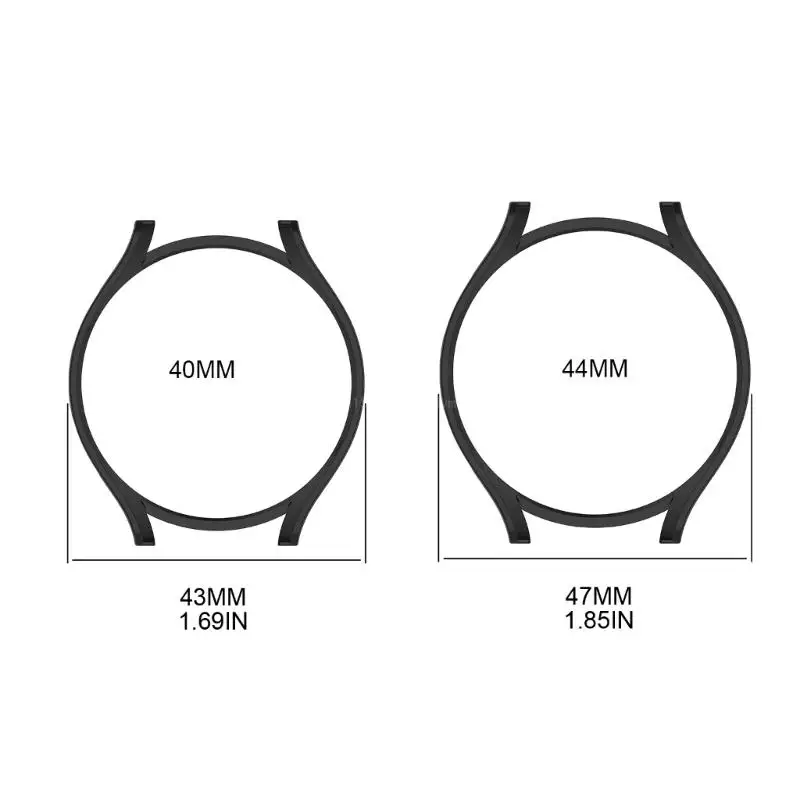 Case for Watch 6 40mm/44mm Smartwatch PC Case Shockproof Cover All-Around Protective Bumper Shells