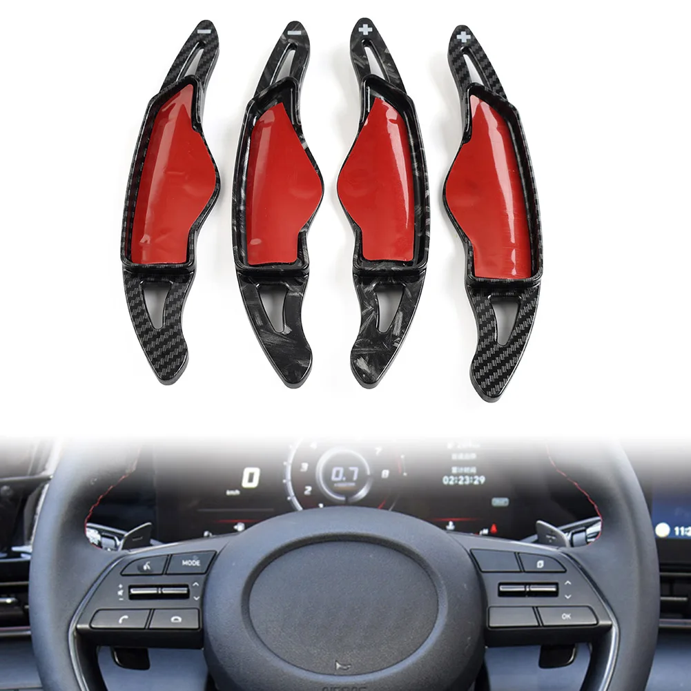 1 Pair Car Steering Wheel Shift Paddle Shifter Extension For Hyundai Elantra Sonata Tucson Genesis G70