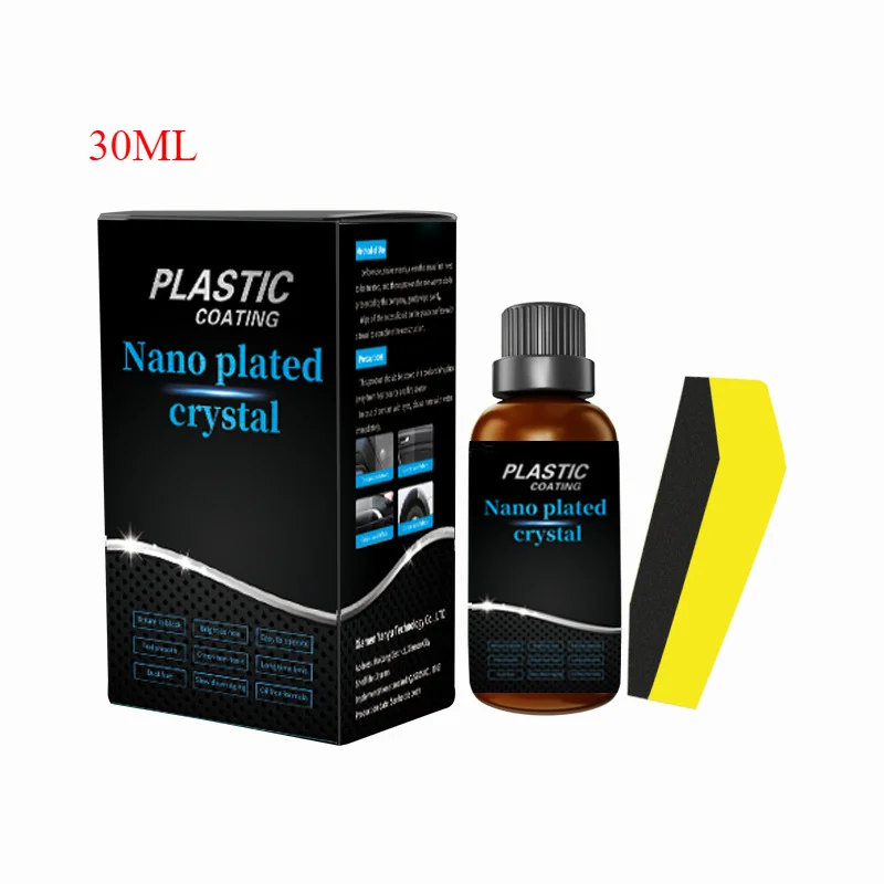 

Automobile 30ML plastic parts crystal plated plastic refurbishing agent interior instrument panel plastic refurbishing agent wax