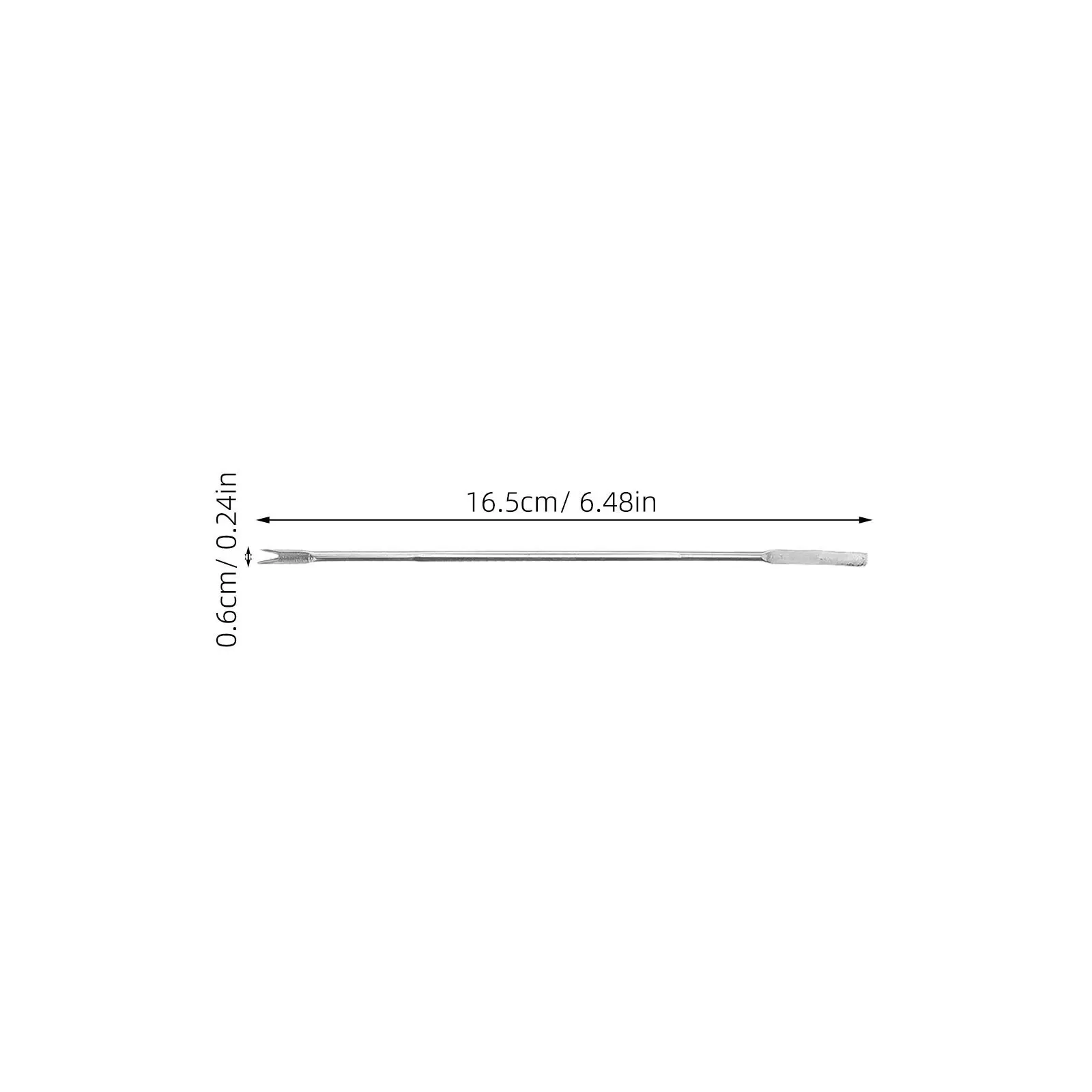 Stainless Steel Dual-Use Crab Fork Seafood Picker Tool for Crabs Lobsters Nuts with Flat Head Scoop Fine Polished Edge