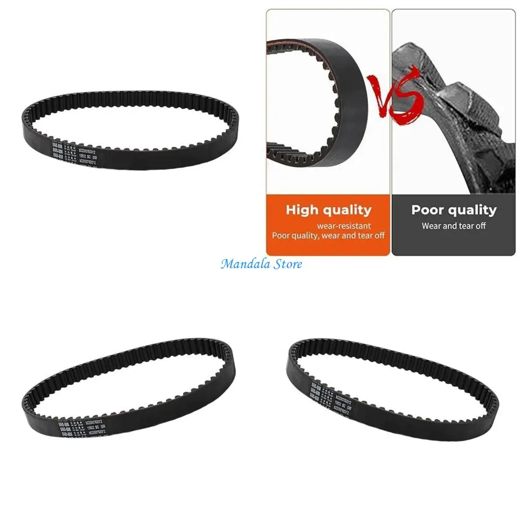 U2JC 560-8M Replacement Drive Timing Belt For Electric Bikes Offroads Motorcycles