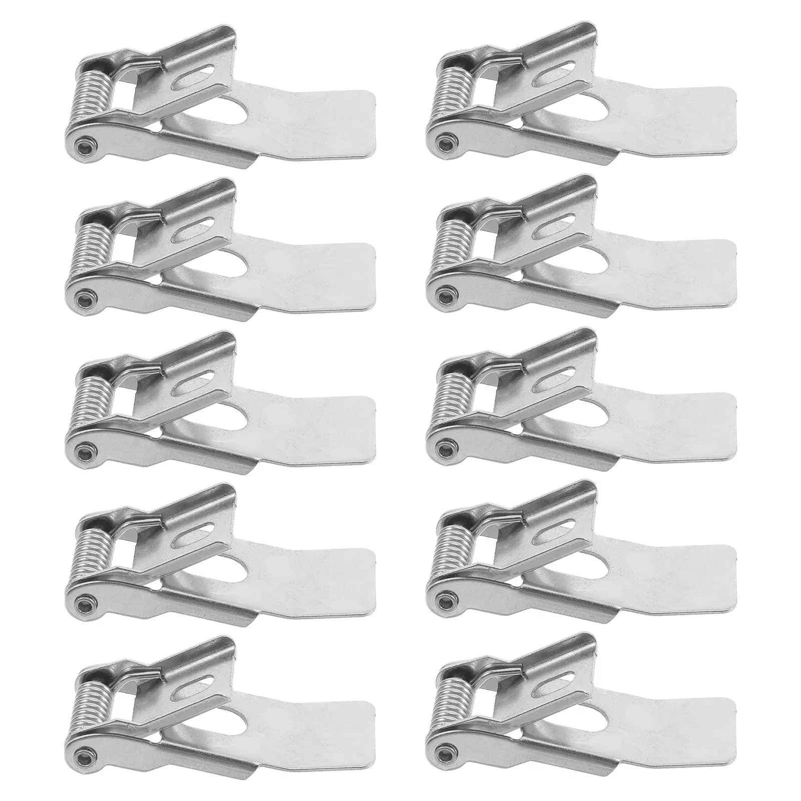 10Pcs Spring Clamps Clips for Downlight Fixtures Metal Retaining Fasteners Secure Installation Lamp Housing Hardware Supplies