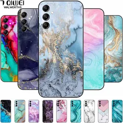 For Samsung Galaxy A25 5G Case Marble Silicone Cool TPU Bumper for Samsung A15 5G 4G Black Soft Shockproof Cover For Samsung A25