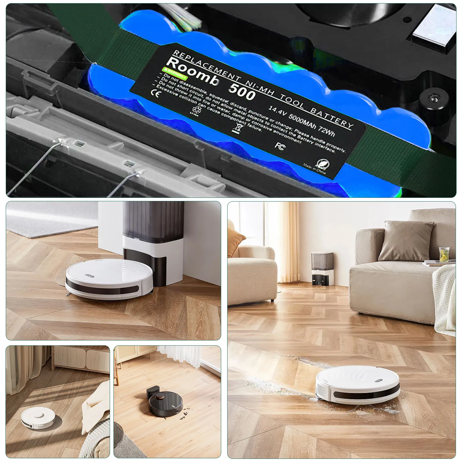 Литий-ионный аккумулятор 14,8 в/14,4 В 500 Ач iRobot Roomba 600 700 800 550 серия 560 595 650 655 770 780 790 870 880 866 пылесос