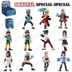 Original Naruto Animation Game Comics Peripheral Toys Block Assembly Q-Version Action Movable Model Figure Collection vol.2