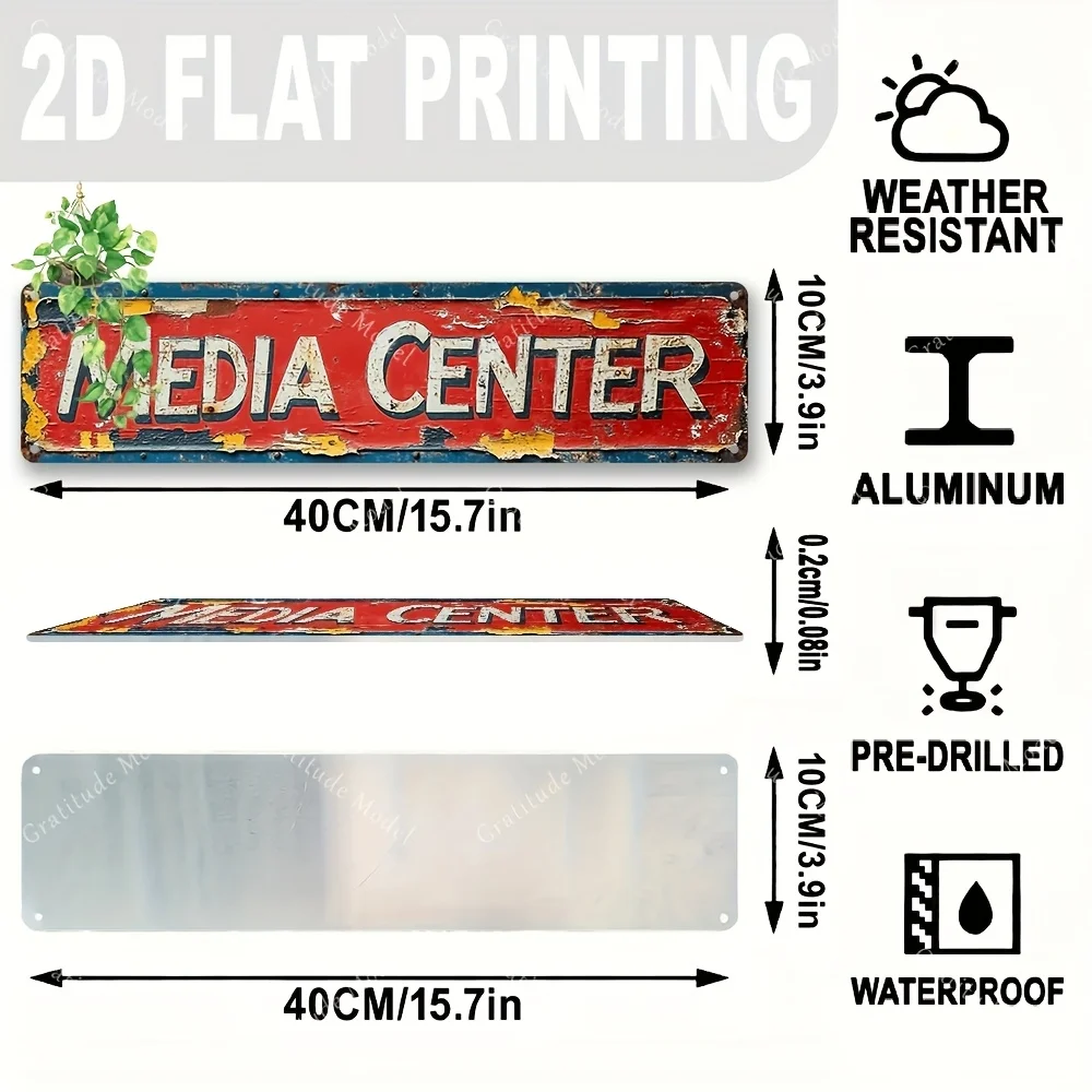 Plaque en aluminium durable 