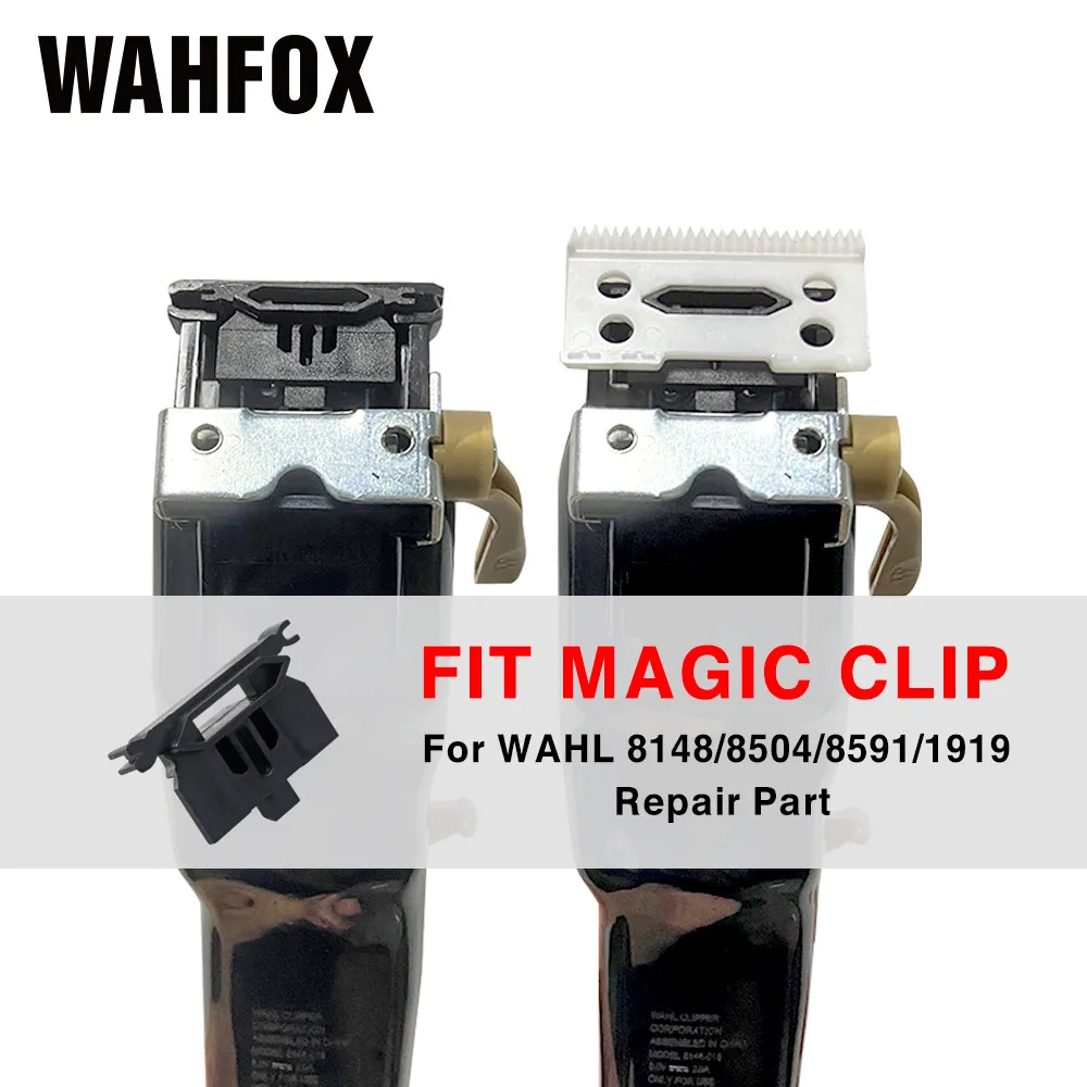Reemplazo de cortadora de pelo, bloque de guía de cabeza oscilante, seguidor de leva de lengua de plástico, Clip mágico para WAHL 8148/8504/8591/1919