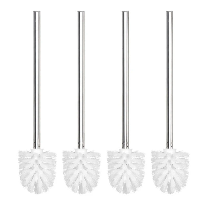 

4Pcs Stainless Steels Handle Toilet Cleaning Brush Replacement Bathroom Accessory