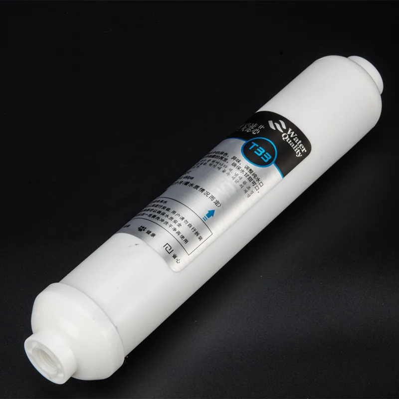 2pcsT33 water filter Activated carbon Water Filter Refrigerator Reverse Osmosis RO System Water Filter Cartridges 10Inch