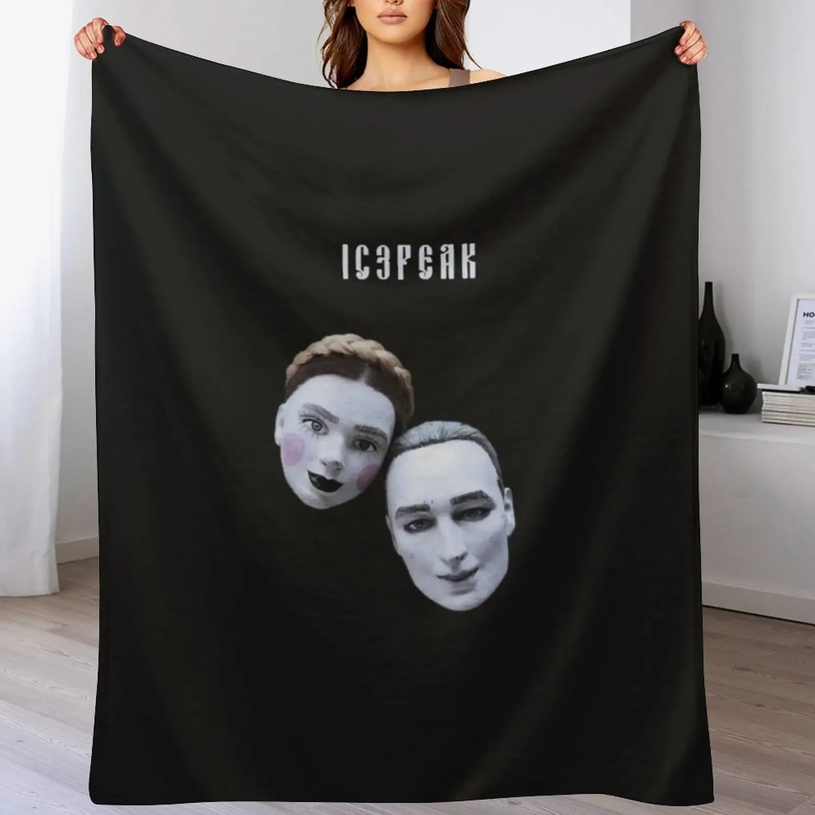 

IC3PEAK Throw Blanket Luxury Blankets For Bed Soft Plush Plaid Blankets