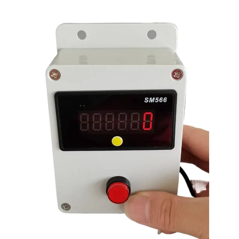 Hand Press Counter Lightweight Durable Clear Display Workbench Production Line Warehouse Digital Tally Counter Quick Count