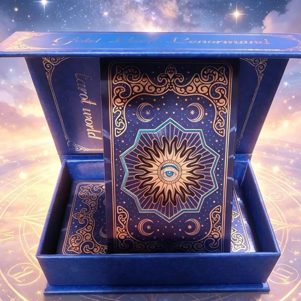 12*7cm pour la divination et la lecture des signes - Jeu de cartes d'oracle Rana George Lenormand de luxe, durable, 40 cartes en PET imperméables