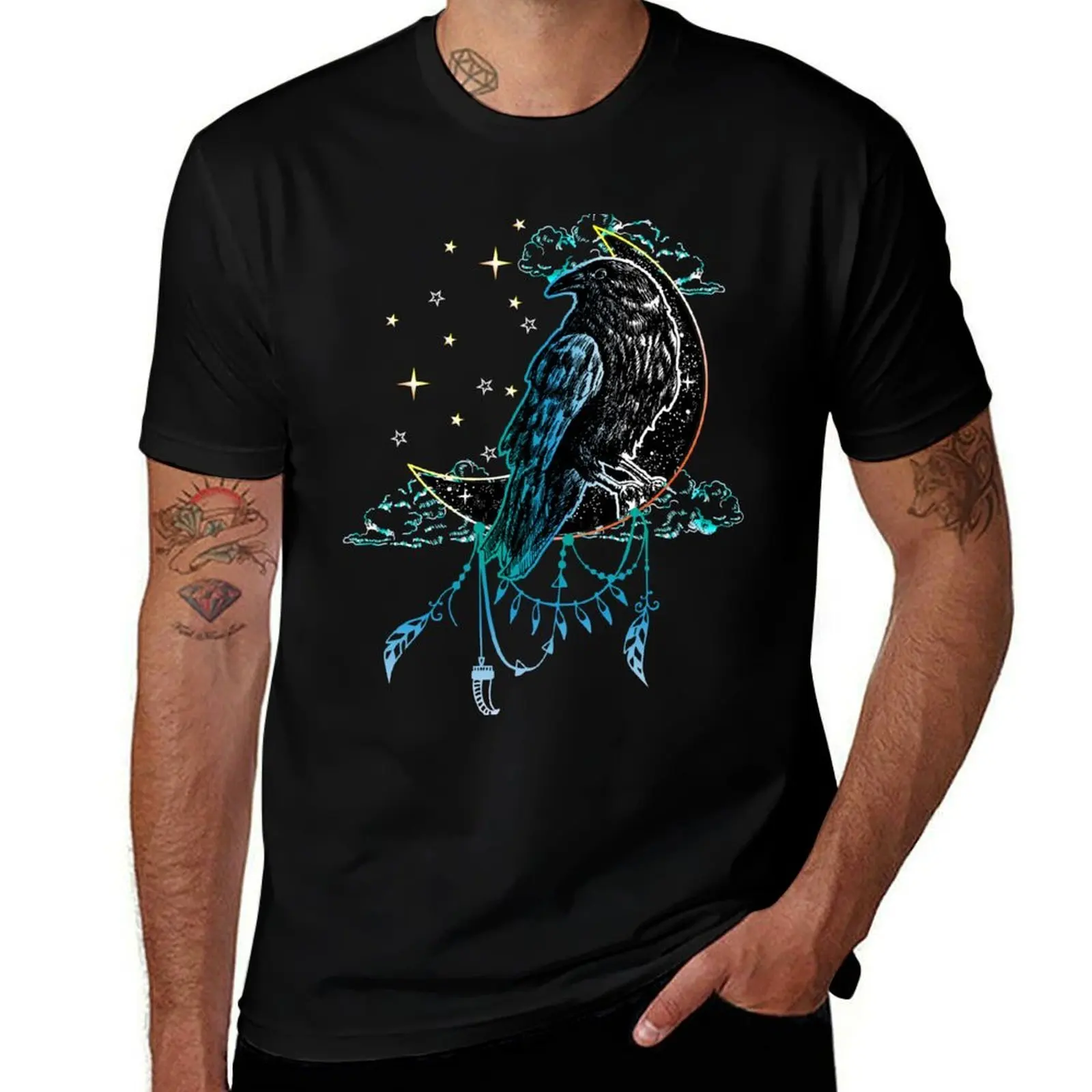 

shirts essential on t t Crow pack - shirt Raven the t cotton Moon Black T-Shirt men man for shirt