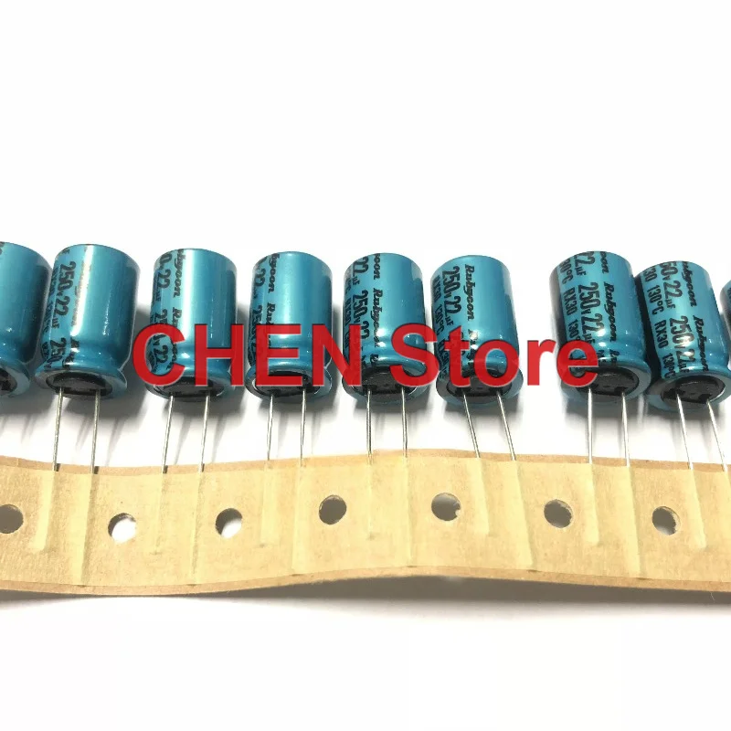 

10PCS/50PCS original Rubycon RX30 250V22UF 12.5X20MM 130C electrolytic capacitor 250V 22UF free shipping
