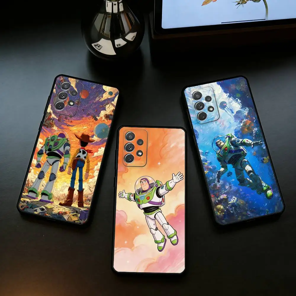 

S-Space R-Ranger Soft Silicone Black Cover Phone Case For Samsung Galaxy A73,A72,A71,A70,A53,A52,A51