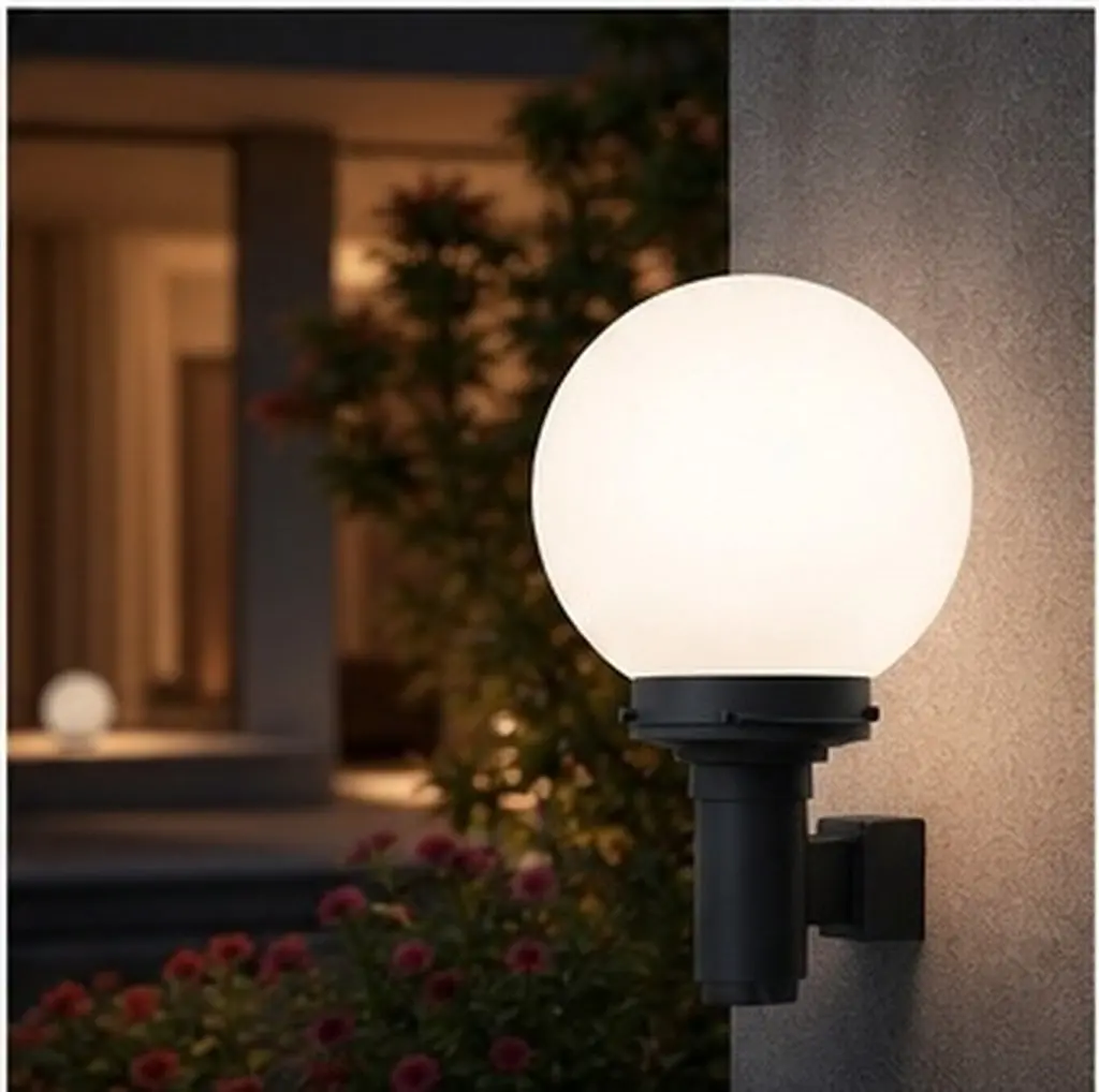 Replacement Globe Lamp Shade Acrylic Frosted Lampshade for Outdoor Garden Yard Light Cover Acrylic Lamp Shade Replacement