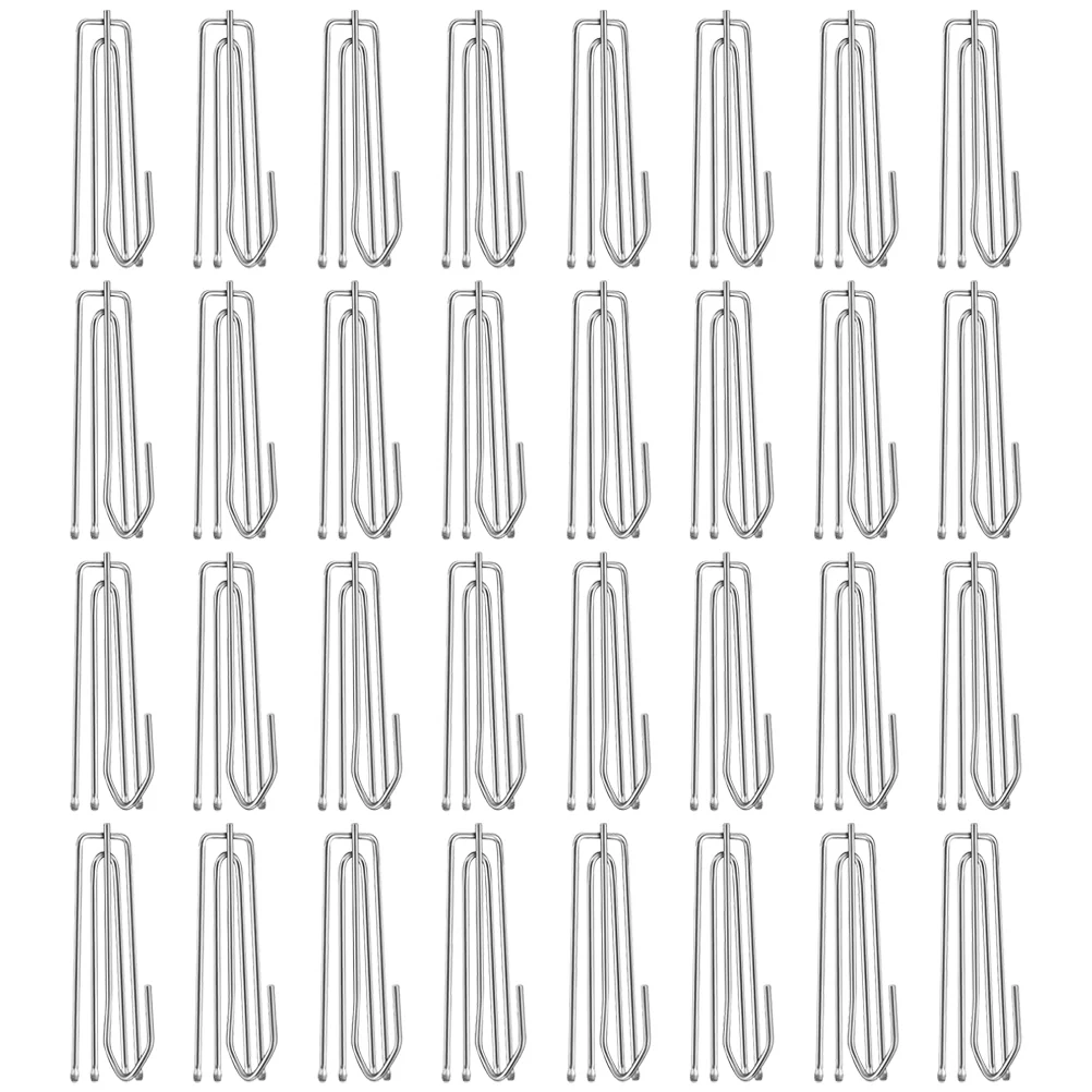 30 Pcs Curtain Hook 4 Prong Pinch Pleater Tape Hooks Drapes Pleated Drapery for Curtains Shower Window