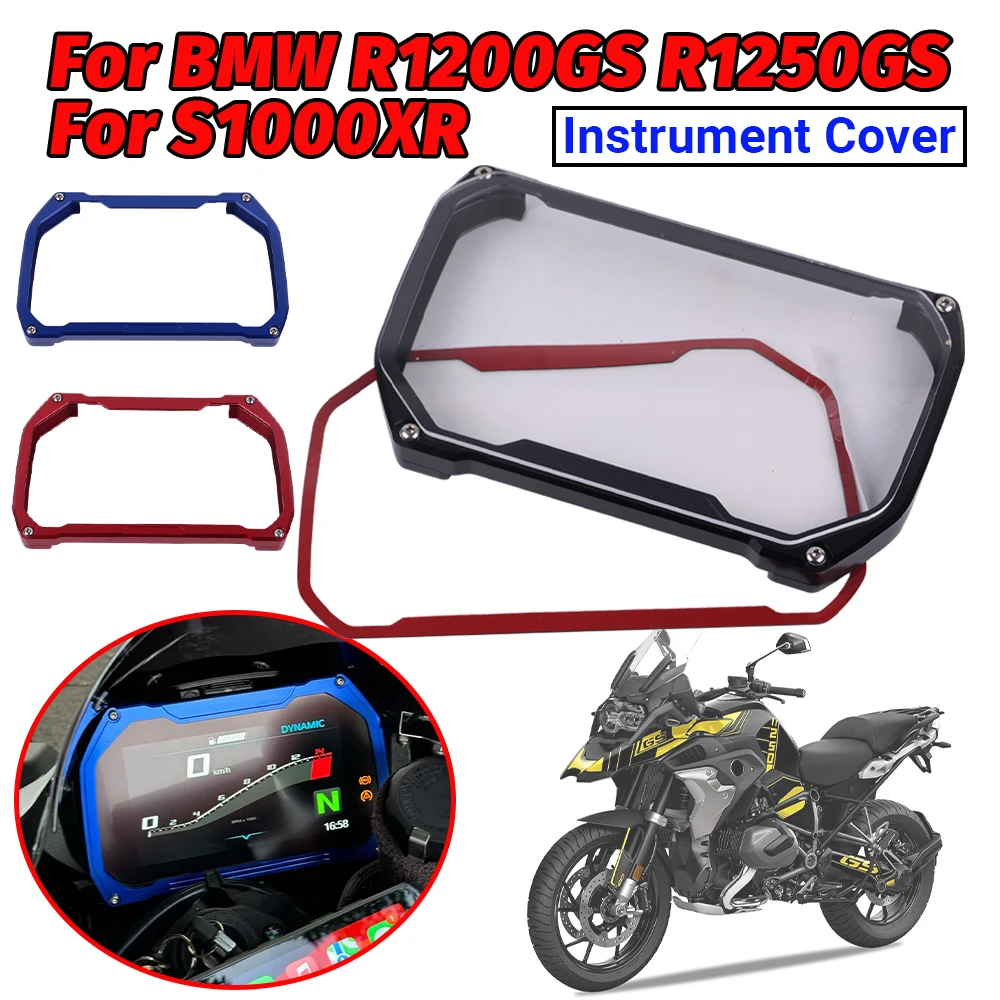 

For BMW R1200GS R1250GS S1000 XR S1000XR Accessories Instrument Cluster Meter Frame Cover Dashboard Screen Protector Protection