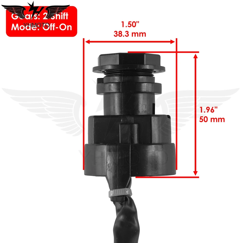 ATV Ignition Key Switch Set for Yamaha Raptor 700 YFM700R YFM 700R 2009-2021 Replacement with High Durability Performance