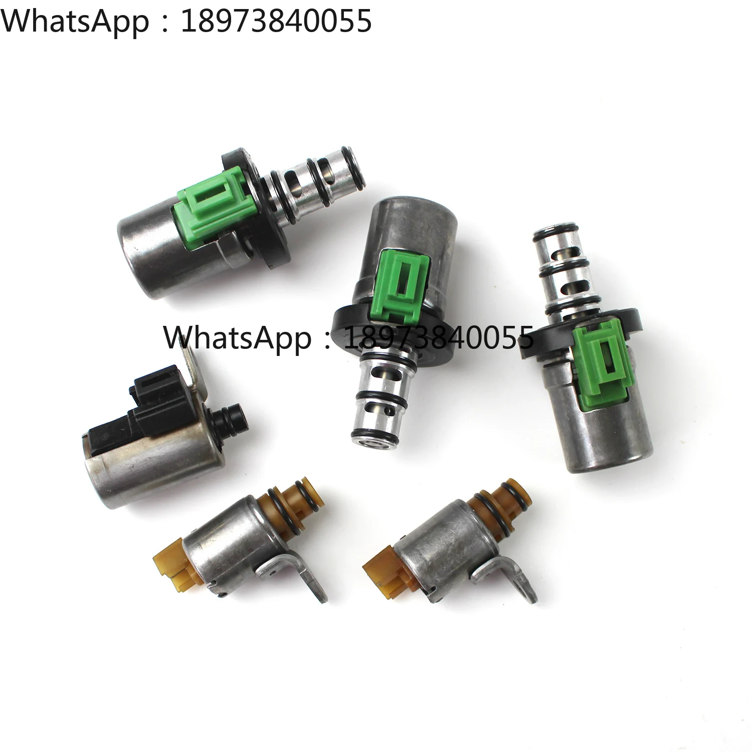 6 PCS Transmission Solenoid Kit 48420K-R 4F27E FN4A-EL For 2000-2012 Ford Focus Mazda 2 3 5 6 CX-7 MPV 5-Speed Engine Auto Parts
