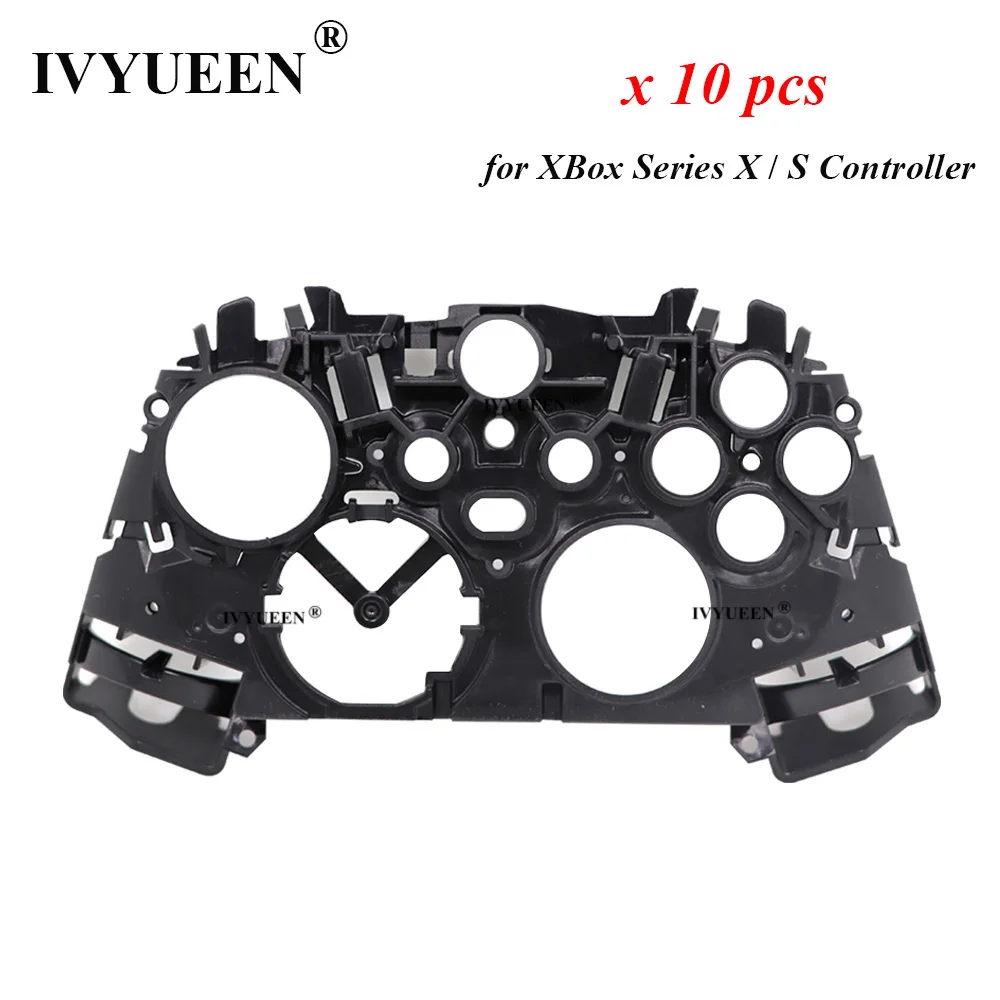 IVYUEEN 10 PCS Middle Frame for Xbox Series S X Controller Gamepad Replacement Housing Shell RT LT Inner Holder Case Repair Part