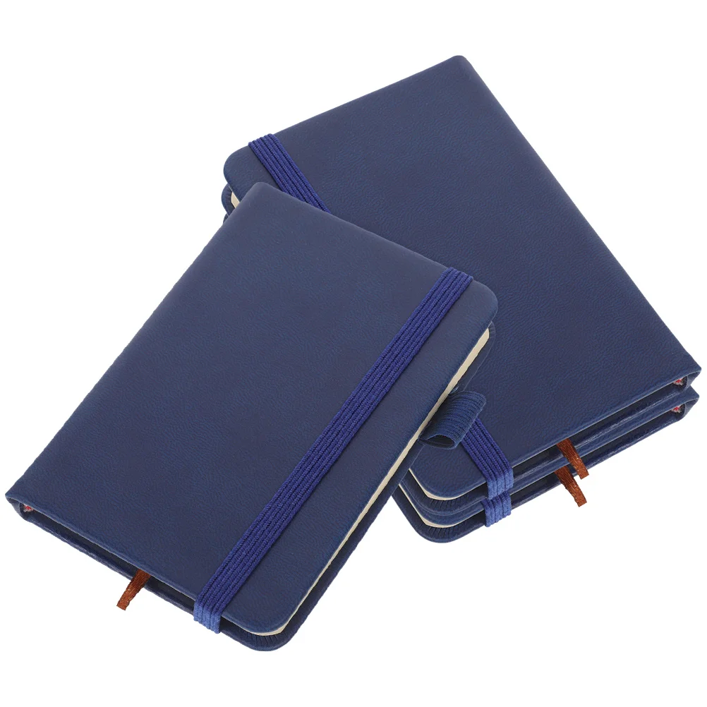 3 Pcs Line Notepad Thick Notebook Bulk Notebooks Office Small Journal Miniature Pocket