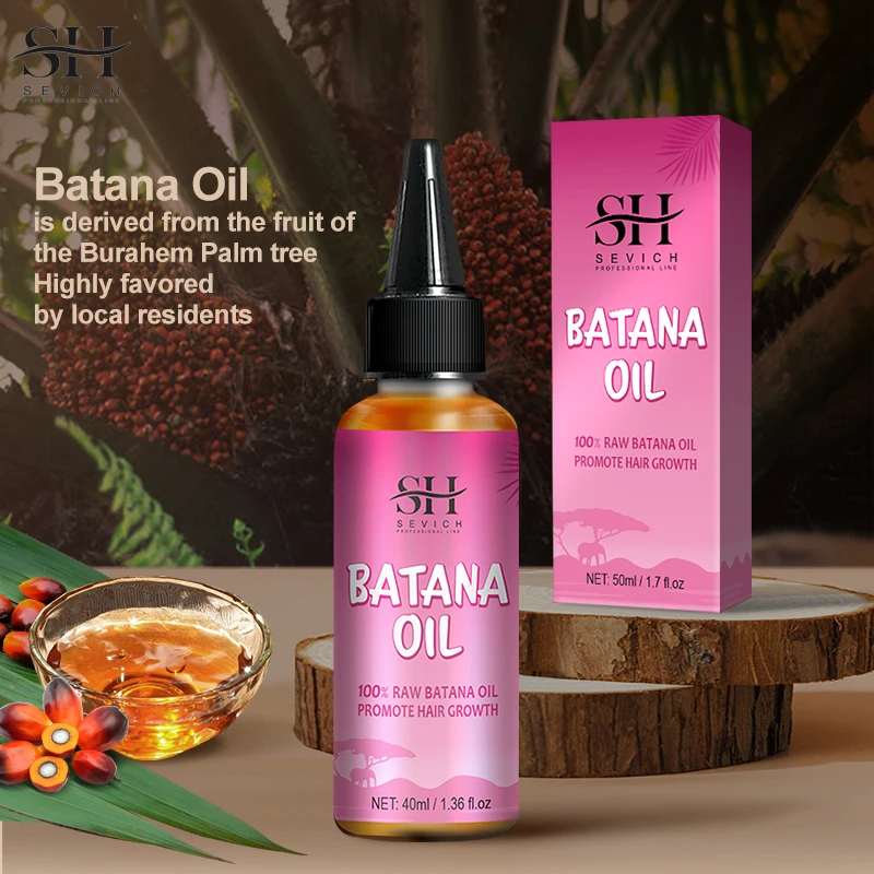 100% Pure Batana Hair Growth Oil Fast Hair Regrowth Serum Prevent Baldness Anti Hair Loss Scalp Treatment Men Women Hair care