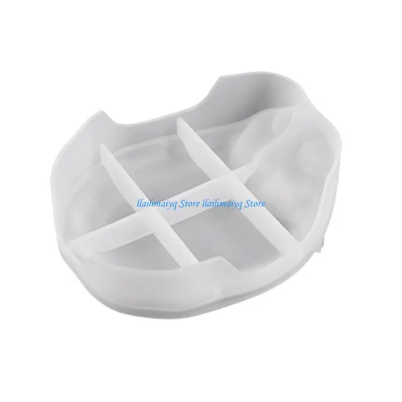 573B Easy to Clean Silicone Casting Mold Abstract Art Face Mould for DIY Enthusiasts