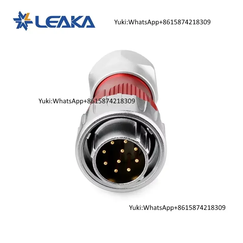 Cnlinko IP67 Waterproof Magnetic DC Connector 10-Pin Power Rotating Male Female Electric Appliance High Metal Panel Mount
