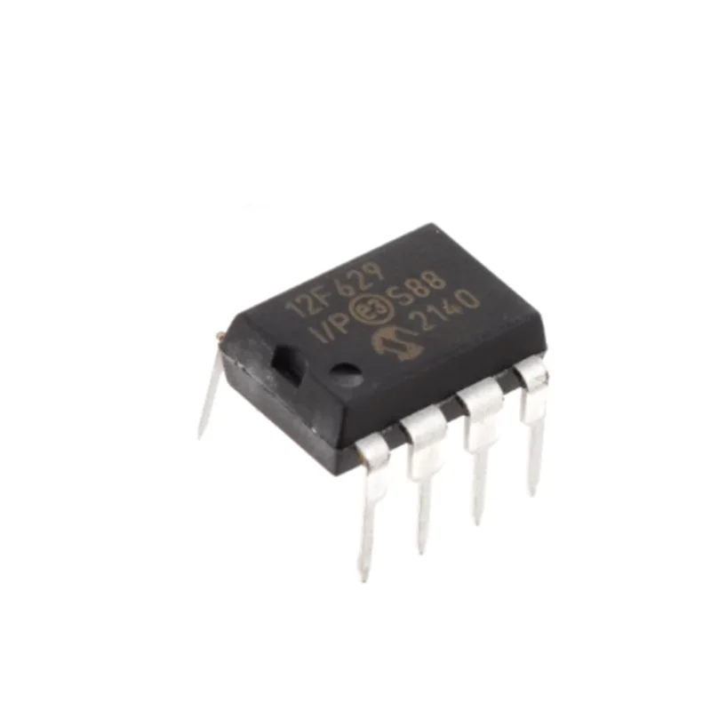 10pcs brand new original plug in PIC12F629-I/P 8-bit flash microcontroller DIP-8 12F629