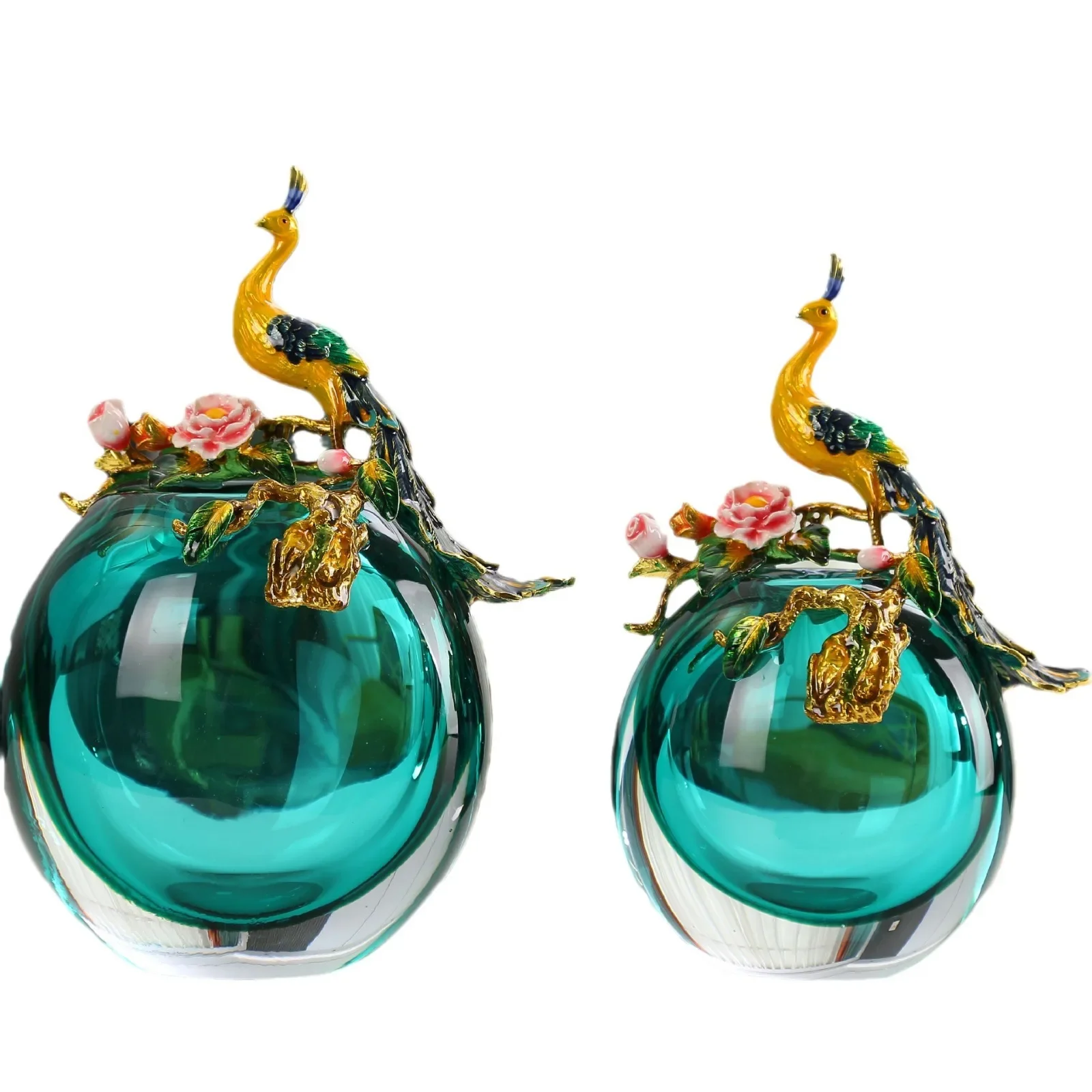 

Enamel, colored glass, vase, handicraft, peacock, blue, ornament, ornament, glaze