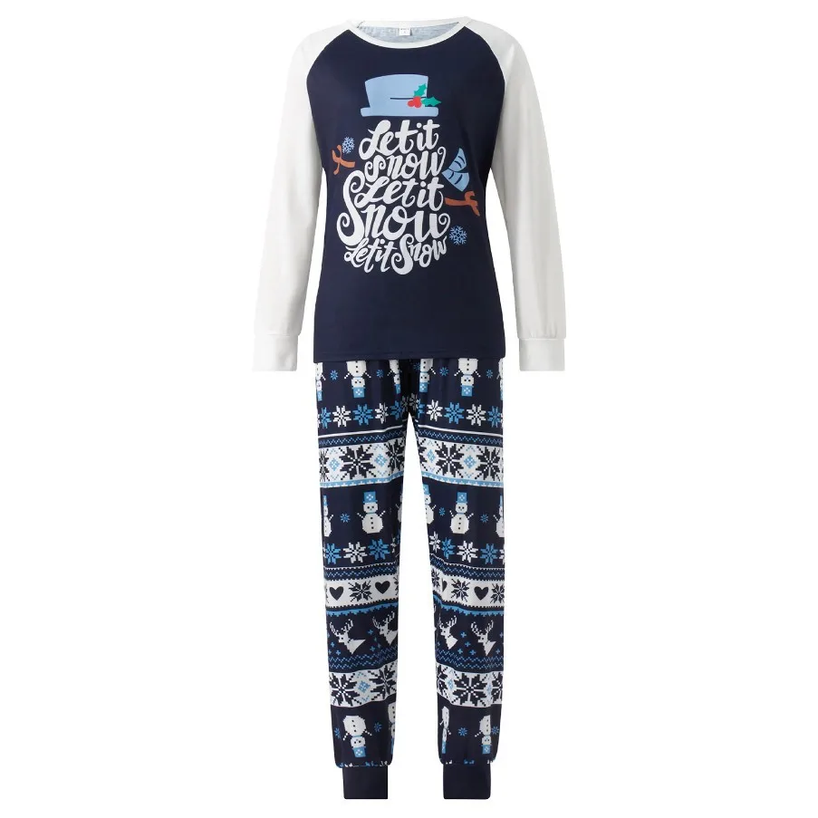 New Year family family outfit autumn outfit a family of three four long-sleeved Christmas sleeping home suit