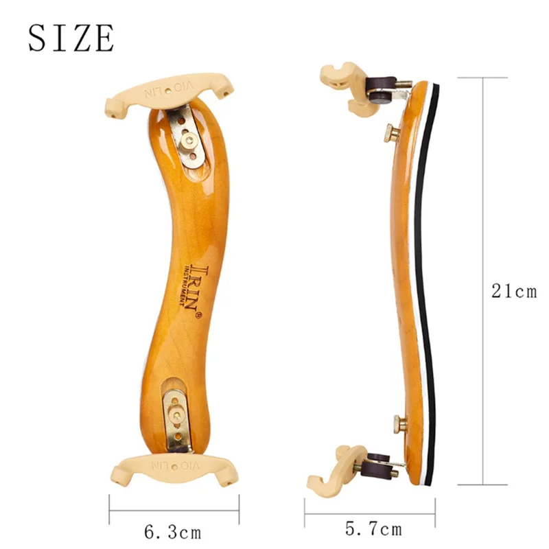 AED2-IRIN الكمان الكتف الراحة 4/4 الأوروبي القيقب الكمان الكتف وسادة الذقن الراحة الطفل الكبار المبتدئين وسادة الكتف