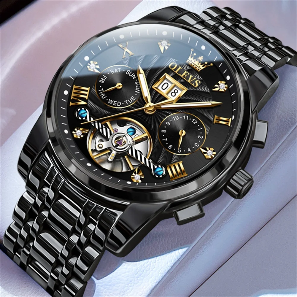 Men's Automatic Mechanical Watch, Waterproof