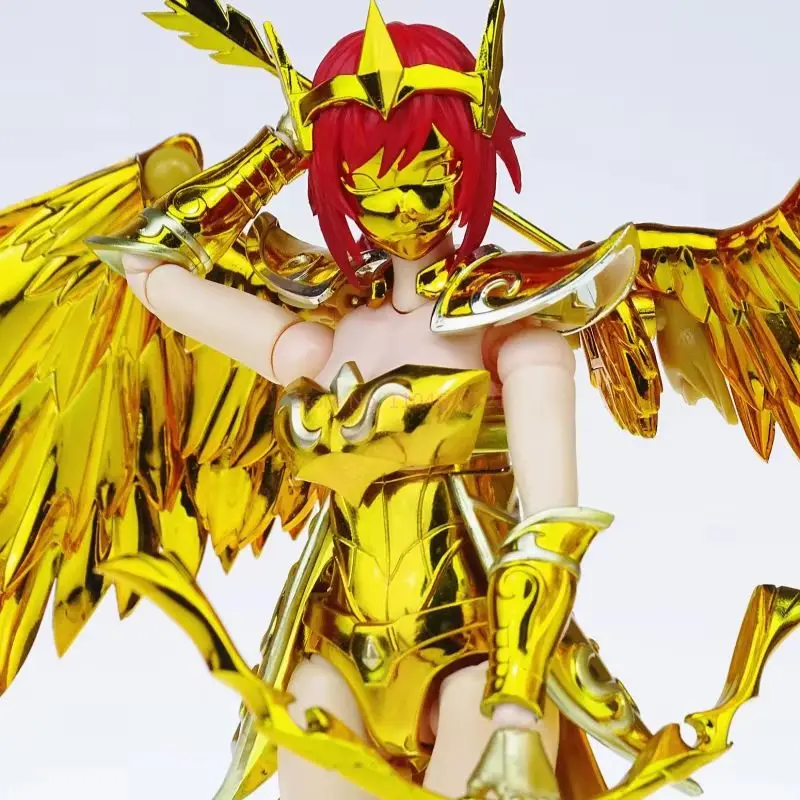 

Коллекционная фигурка Gt Saint Seiya: Девушка-Сагитарий Иветт, масштаб 1/12, золотые доспехи, сменные крылья, сменные лица и руки