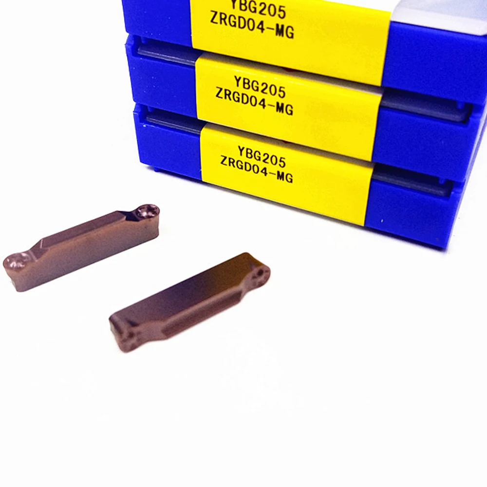 Original CNC Accessories Turning Blade ZRGD04-MG YBG302 YBG205 YBG202 YBC251 Inserts Grooving Lathe Mill Cutter ZRGD04-NM YBG105