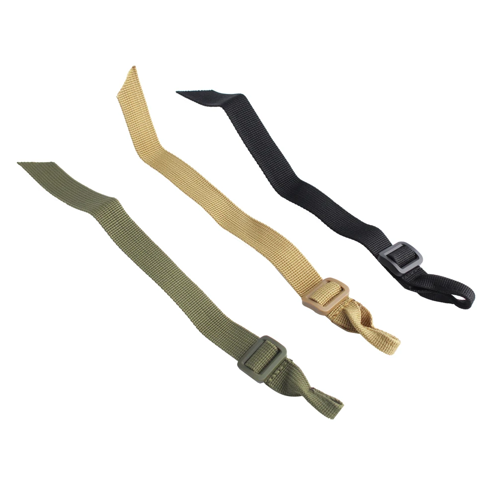 1 pz Buttstock Sling Mount Strap Loop Adattatore Tessitura Attacco per fucile Tattico regolabile Gun Sling Airsoft Sling