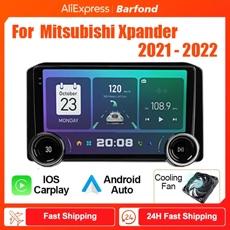 Barfond For Mitsubishi Xpander 2021 - 2022 Car Radio Multimedia Video Player Navigation stereo GPS Android 2din dvd