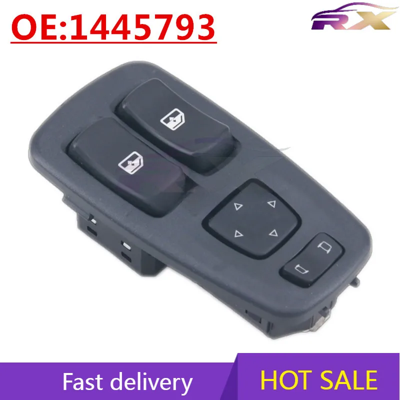 

OEM:1445793 Suitable For Scania Truck Glass Lifter Switch Electric Window Lift Control Switch