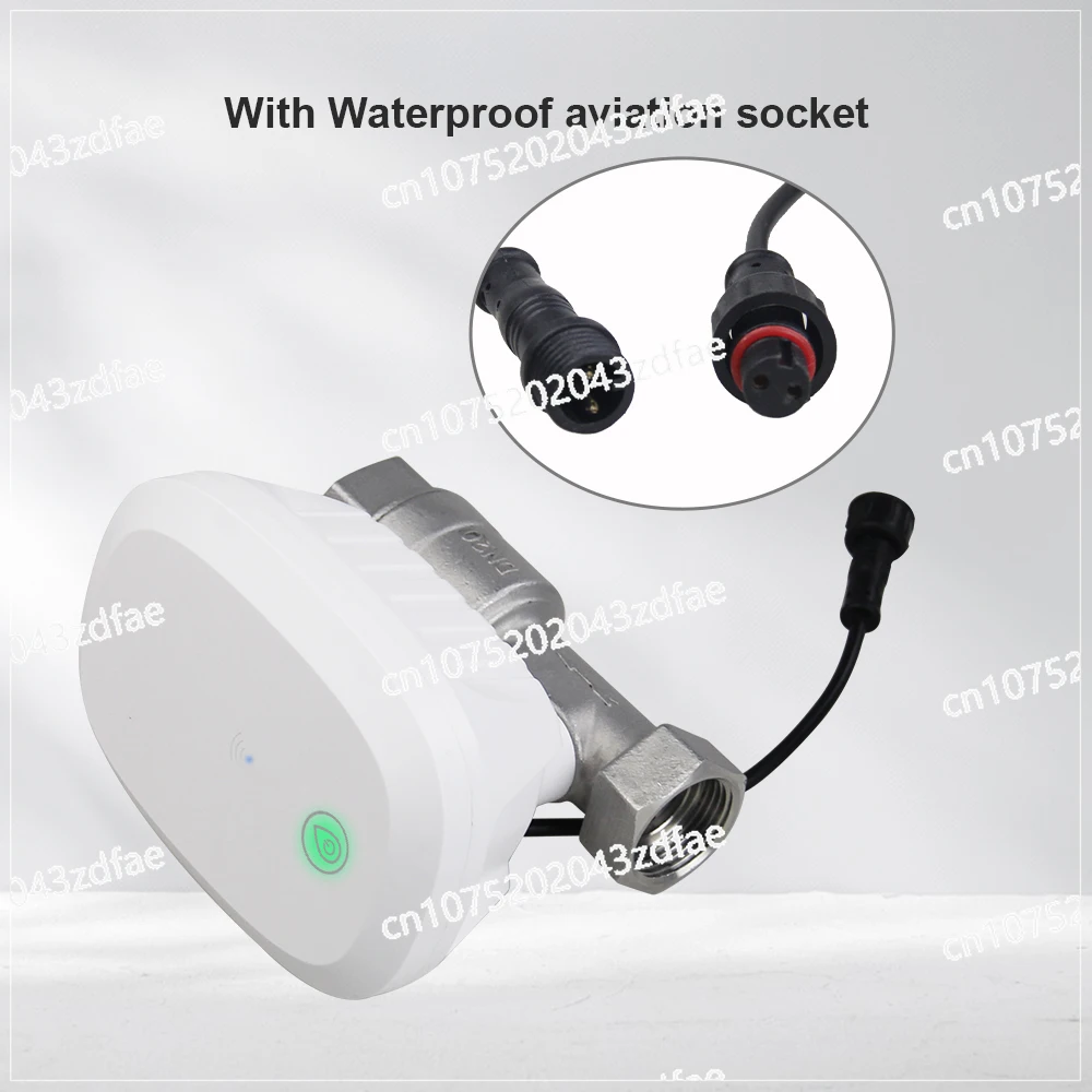 WiFi Smart Living Water Meter Leakage Control Solenoid Valve with Temperature Measurement Water Consumption