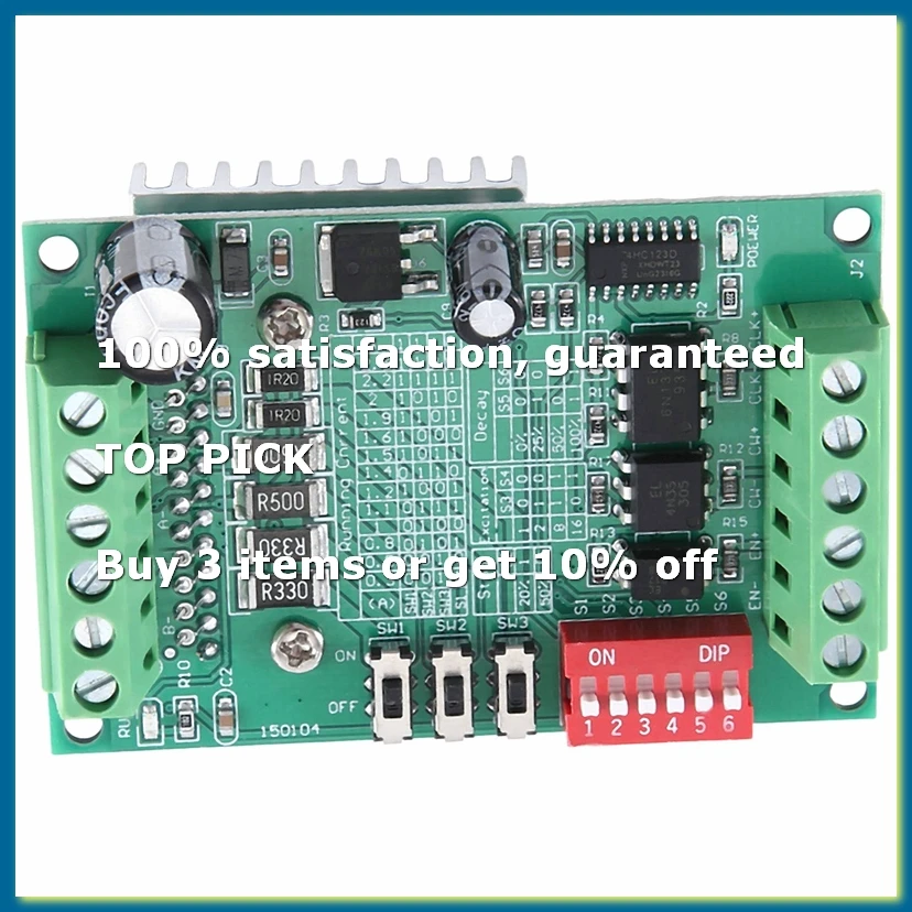●TB6560 3A Stepper Motor Driver 10-Speed Current Multi-Function Stepper Motor Driver Board Single Controller