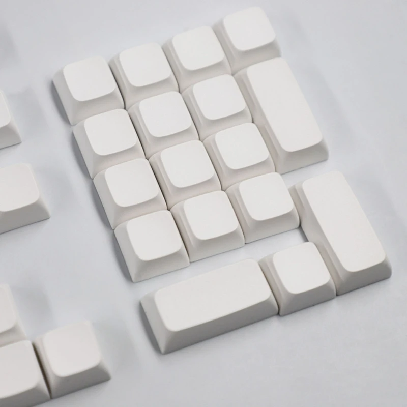 PBT Keycaps 134 Keys White Blank Keycap DyeSubbed Keycap For 108 104 100 980 96 87 84 75 68 64 61 Layouts